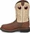 Side view of Tony Lama Boots Mens Snyder Cream
